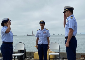 Coast Guard Cutter Tern Change-of-Command Ceremony