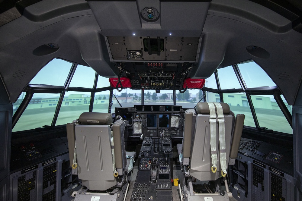 Yokota receives a C-130J Weapons System Training simulator