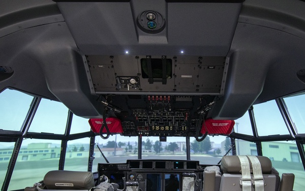 Yokota receives a C-130J Weapons System Training simulator