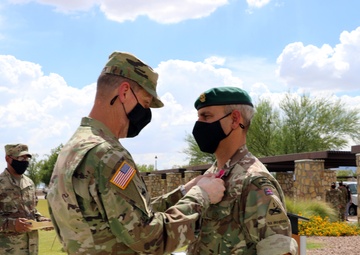 1st Armored Division and Maj. Gen. Patrick Matlock bid farewell to British Army Brigadier Leigh Tingey