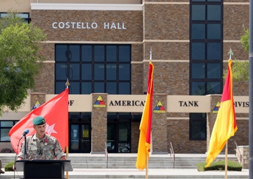 1st Armored Division and Maj. Gen. Patrick Matlock bid farewell to British Army Brigadier Leigh Tingey