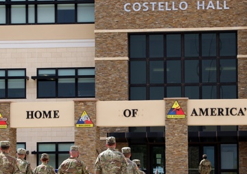 1st Armored Division and Maj. Gen. Patrick Matlock bid farewell to British Army Brigadier Leigh Tingey