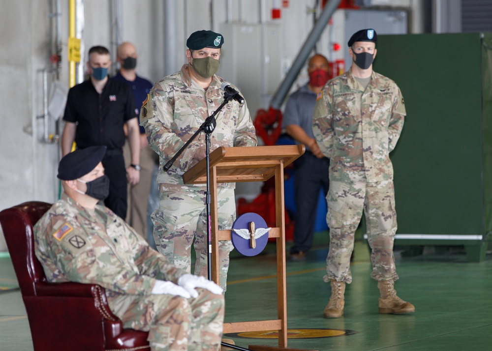 U.S. Army 78th Aviation Battalion Japan Change of Command