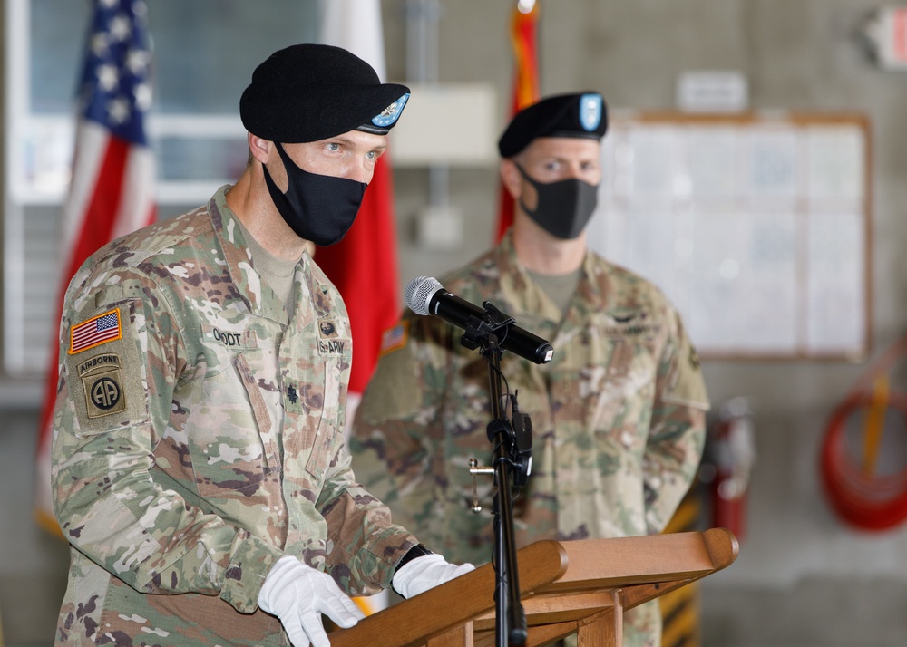 U.S. Army 78th Aviation Battalion Japan Change of Command