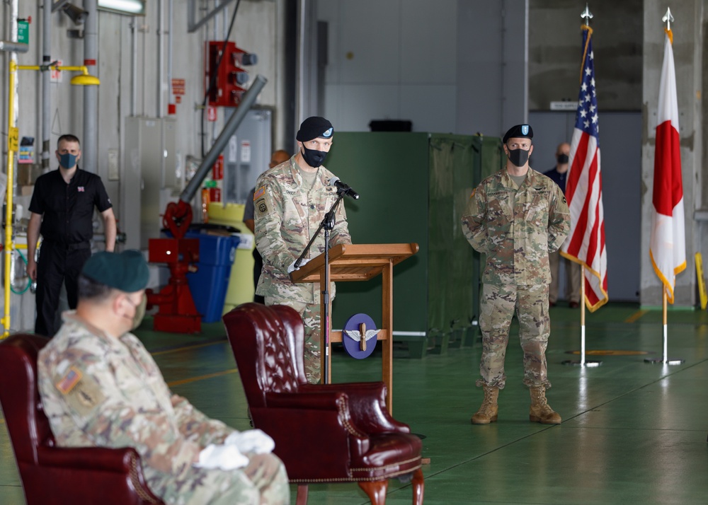 U.S. Army 78th Aviation Battalion Japan Change of Command