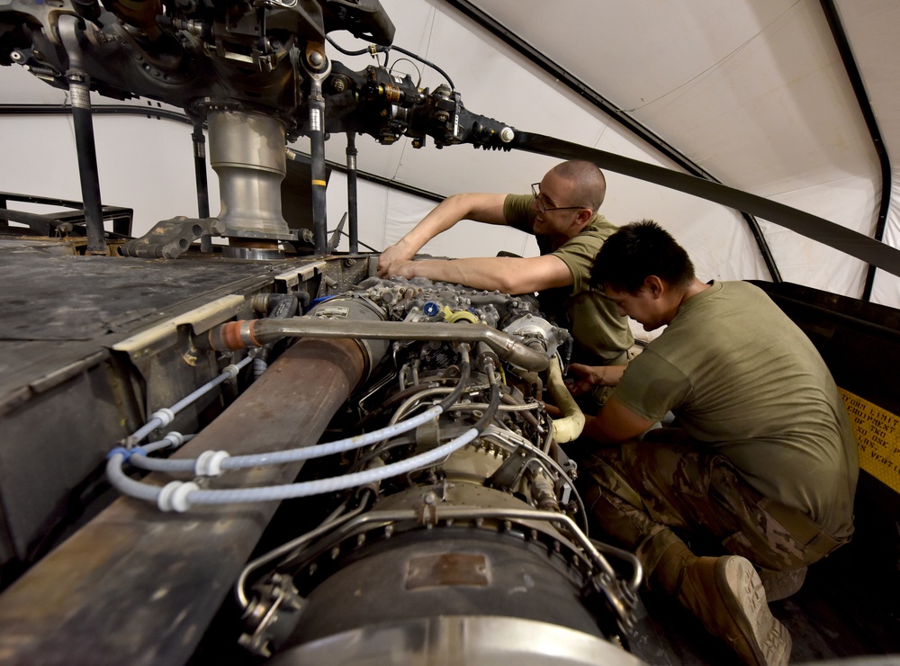 UH-60 Blackhawk maintainers keep helicopters flying