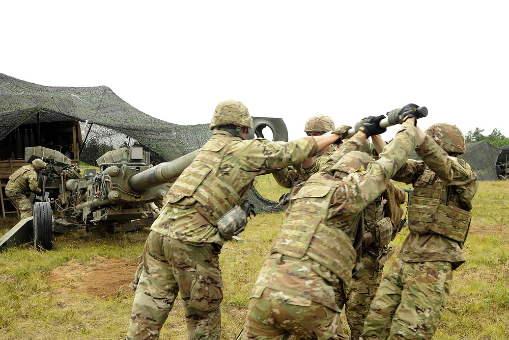 Field Artillery Training at Northern Strike 20