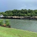 101st Airborne vehicles on barge transit Barkley Canal in KY