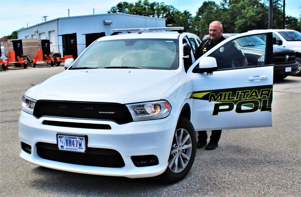 New police cruisers at Fort McCoy