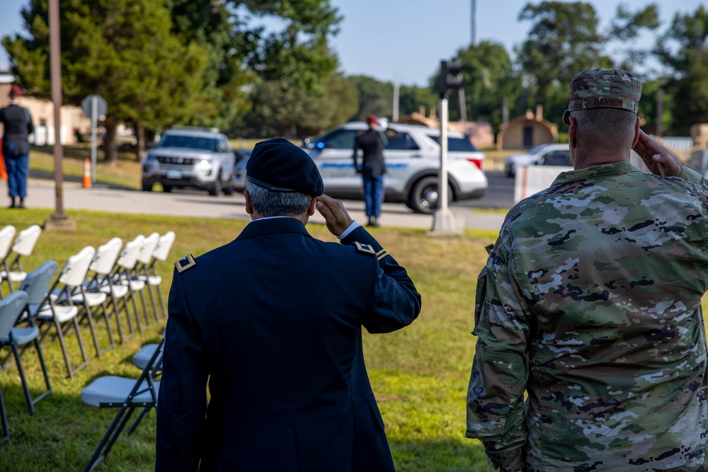 Sgt. Maj. Callan Memorial Service and Posthumous Promotion