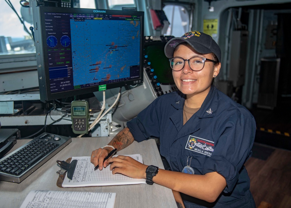 Environmental Portraits aboard USS Mustin