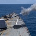 USS Mustin Conducts Live Fire Exercise