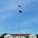 American Flag and Fort McCoy