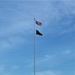 American Flag and Fort McCoy