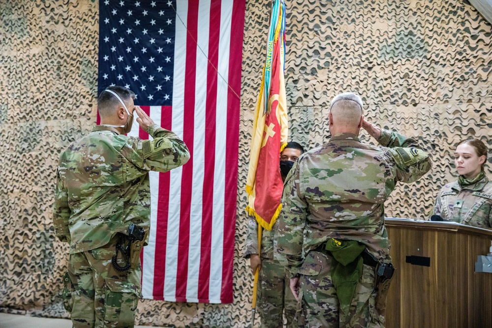 Transfer of Authority at Al Asad Air Base