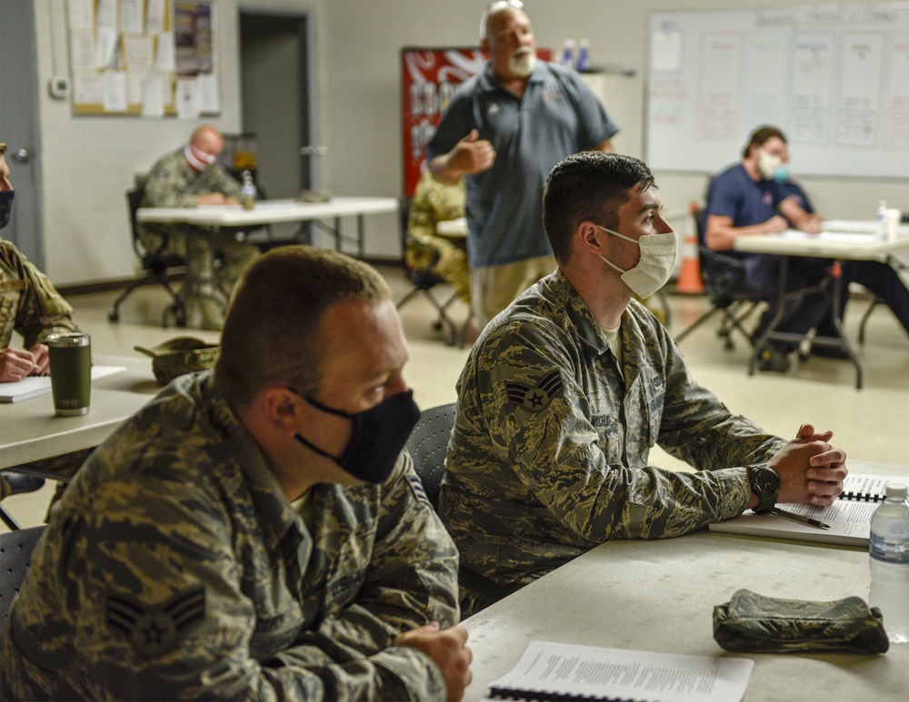 North Carolina Air National Guard Firefighter Training