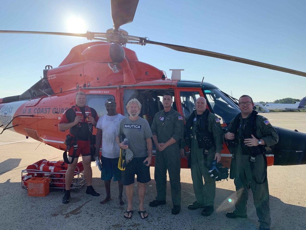 Coast Guard rescues two after fishing vessel sinks near Barnegat Light, New Jersey