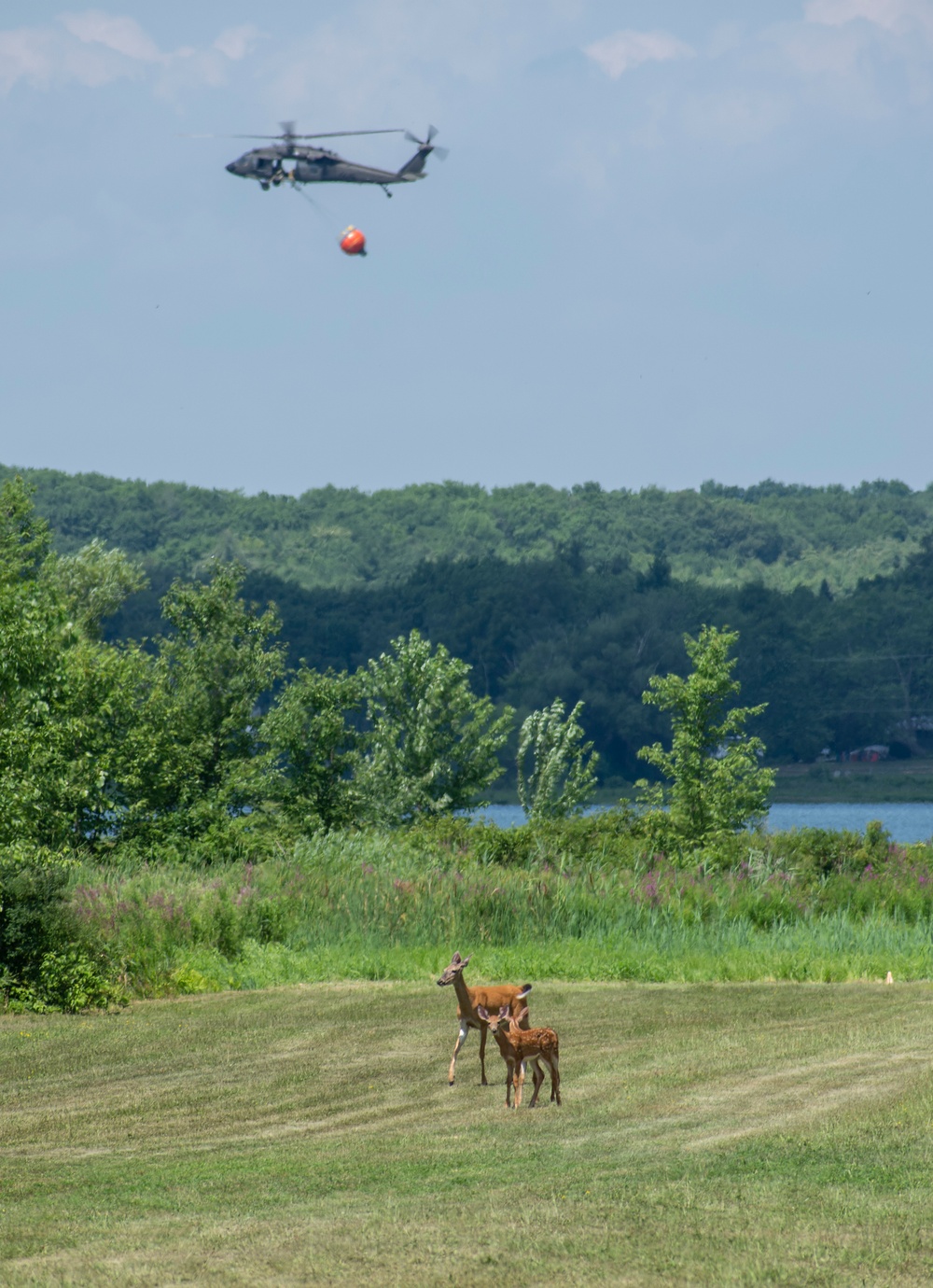 3-142 Aviation Regiment Conducts Water Bucket Training