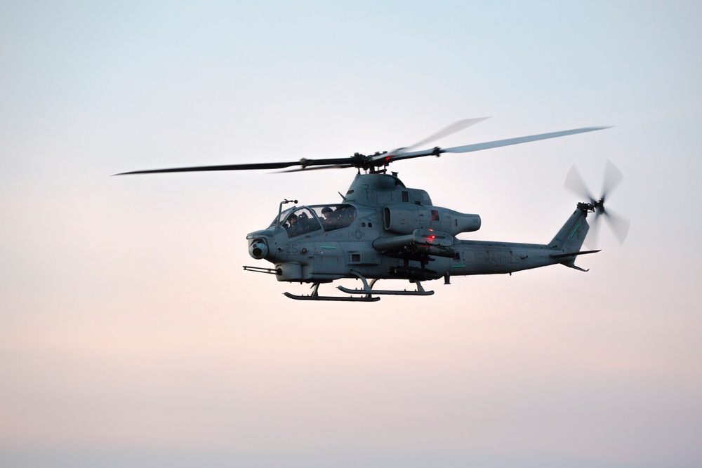 HMLA-167 flight