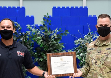 100th Troop Command recognizes Santa Monica police and fire personnel