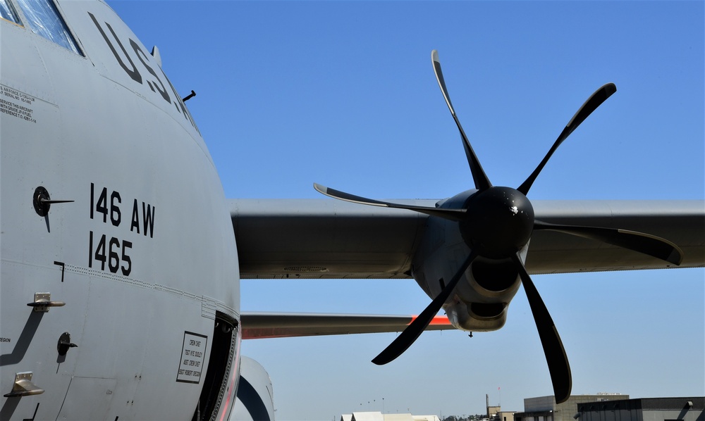 Cal Guard's 146th Airlift Wing supports wildfire fighting missions