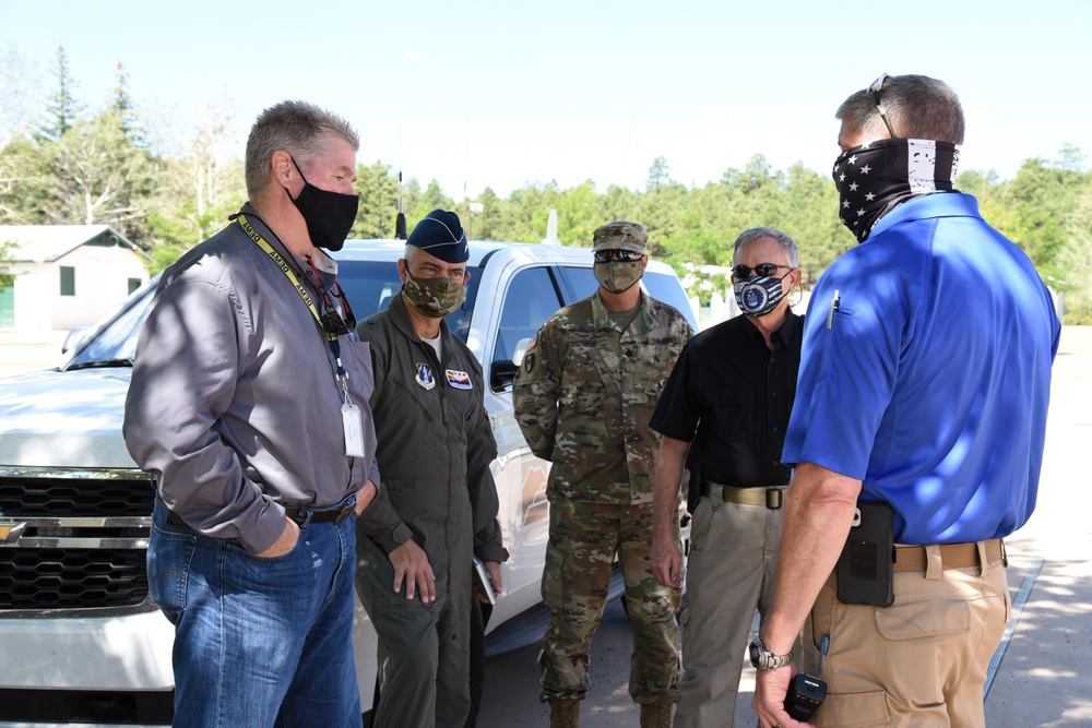 Arizona National Guard leadership visits COVID-19 testing site