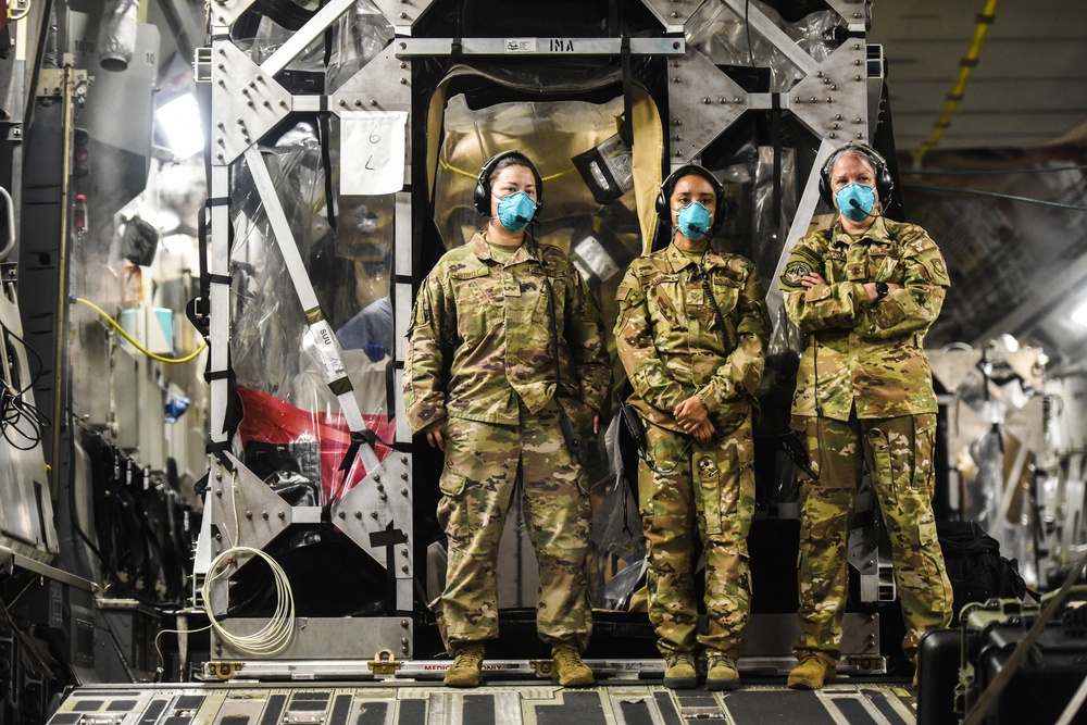 JBPHH supports first Indo-Pacific aeromedical evacuation mission for COVID-19