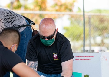 325th Brigade Support Battalion Food Distribution