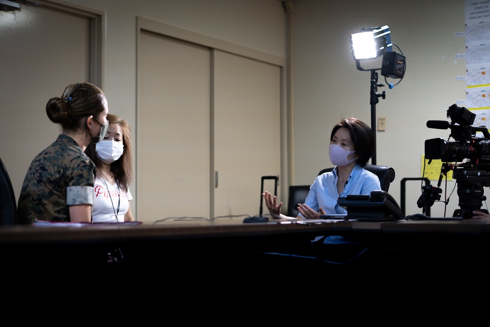 CNN Japan interviews Camp Hansen III MIG Deputy Surgeon General on COVID-19 preventative measures