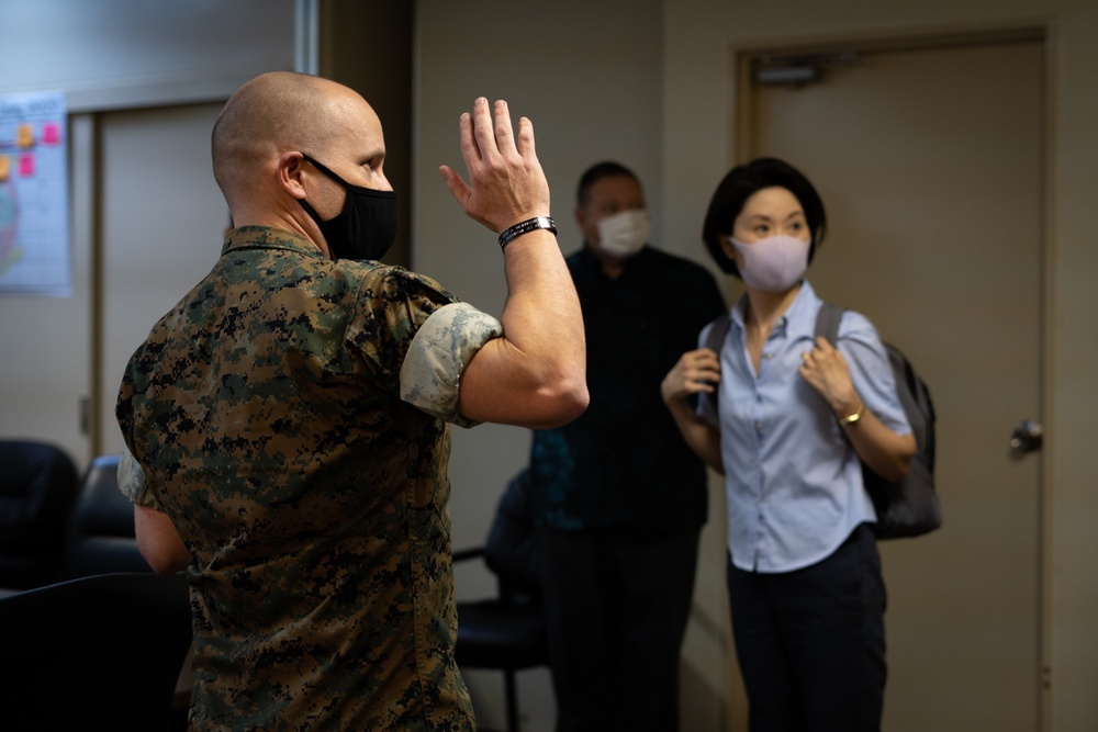 CNN Japan interviews Camp Hansen Base Commander on COVID-19 preventative measures