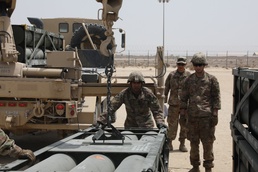 Soldiers Train with High Mobility Artillery Rocket System