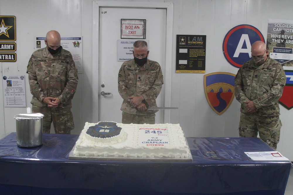 Army Chaplain Corps 245th Birthday Cake Cutting