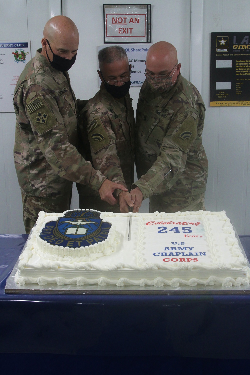 Army Chaplain Corps 245th Birthday Cake Cutting