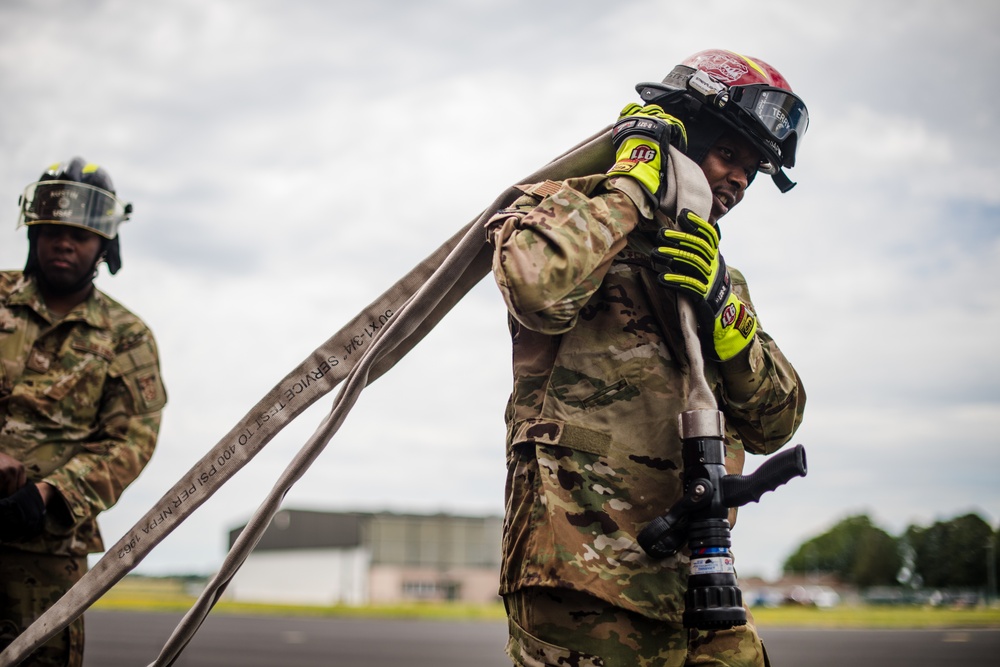 424 ABS Fire Department enables 37 AS training in Belgium