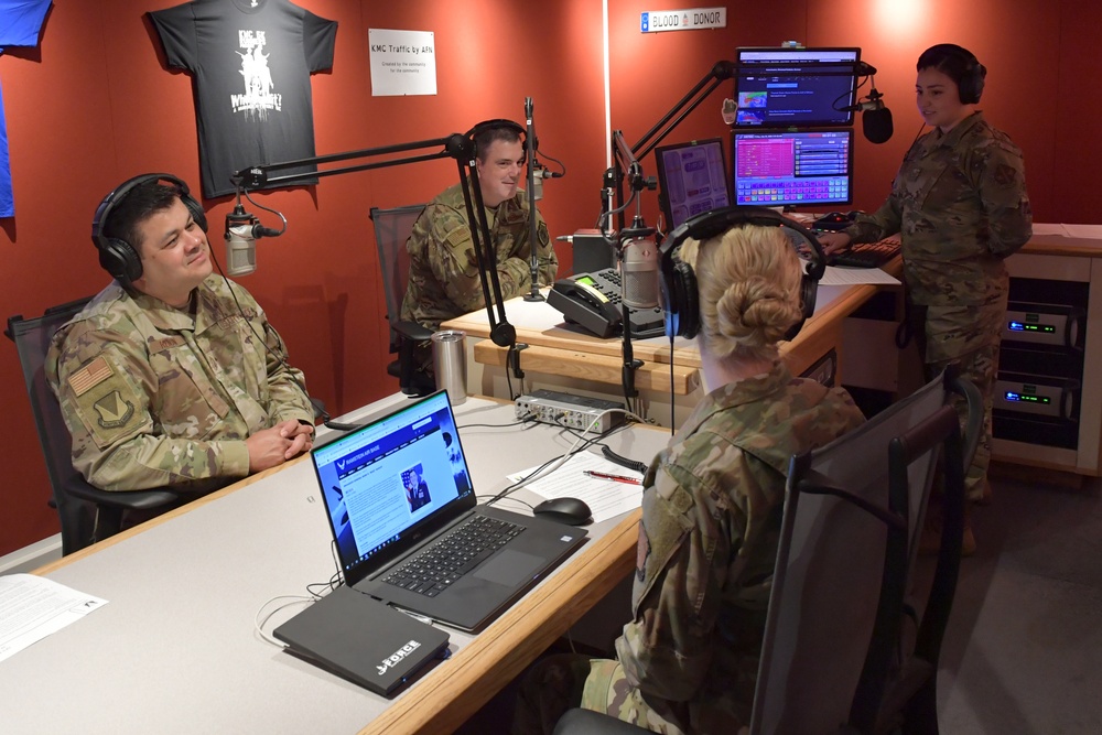 On the air one last time with 86th AW leadership