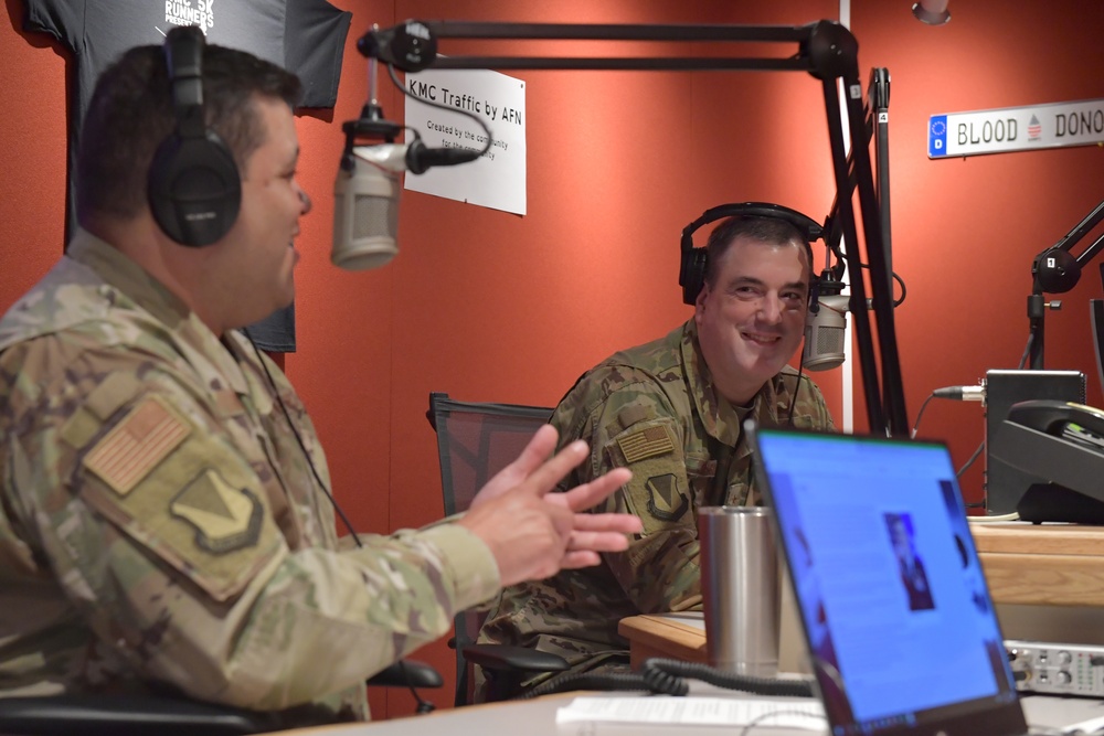 On the air one last time with 86th AW leadership