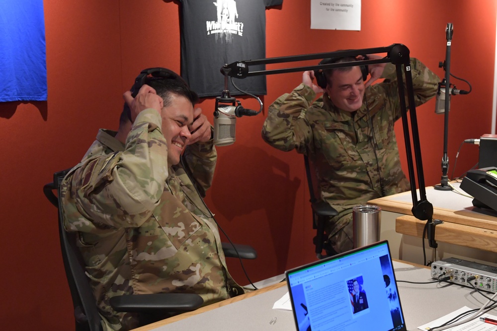 On the air one last time with 86th AW leadership