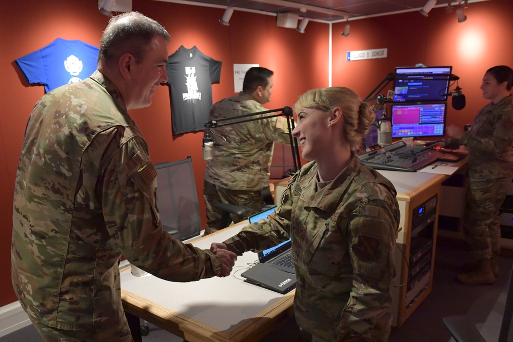 On the air one last time with 86th AW leadership