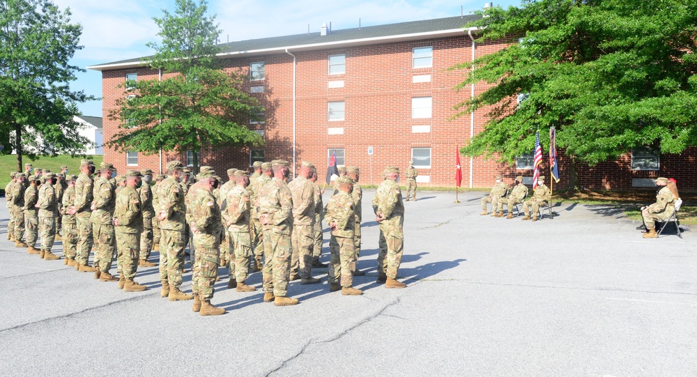 56th Stryker Brigade Combat team, Headquarters Company holds change of command