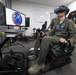 A 13th BS pilot trains with a VR simulator at WAFB