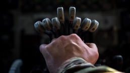 Keeping his feet on the ground to put planes in the sky