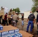 Texas Military Members deliver water and ice to south Texas towns affected by Hurricane Hanna