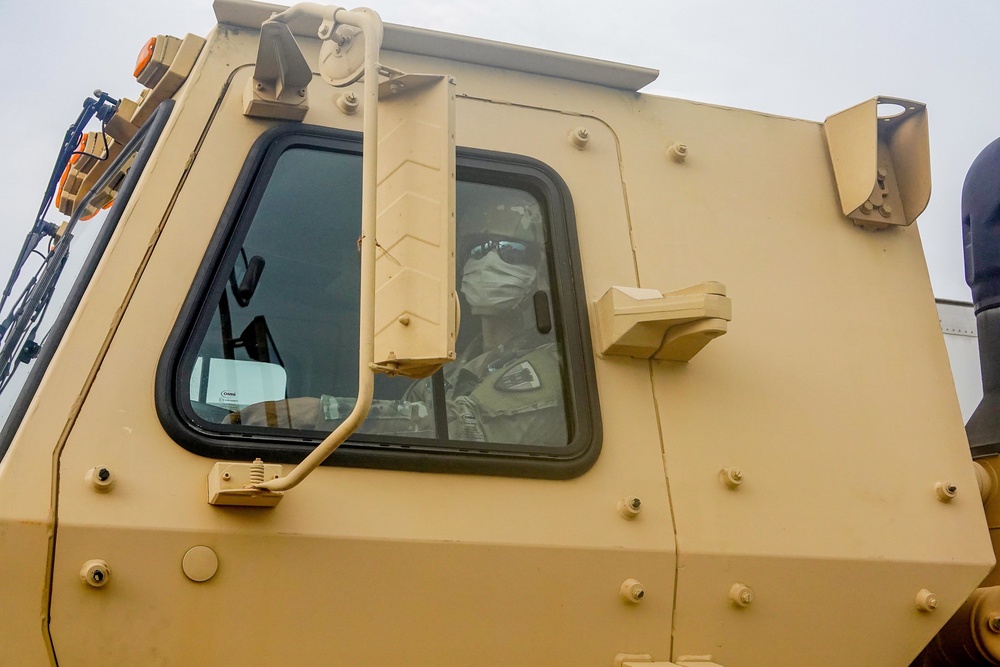 Texas Military Members deliver water and ice to south Texas towns affected by Hurricane Hanna