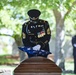 Modified Military Funeral Honors for U.S. Army Sgt. 1st Class Frank Ehlinger in Section 60