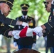 Modified Military Funeral Honors for U.S. Army Sgt. 1st Class Frank Ehlinger in Section 60