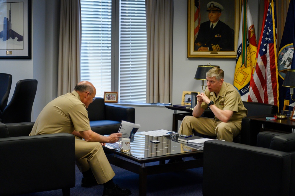 CNO Visits Office of Naval Research