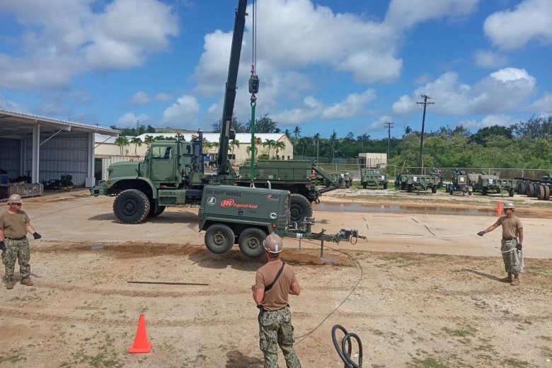 NMCB 1 Conducts Construction Operations in Guam