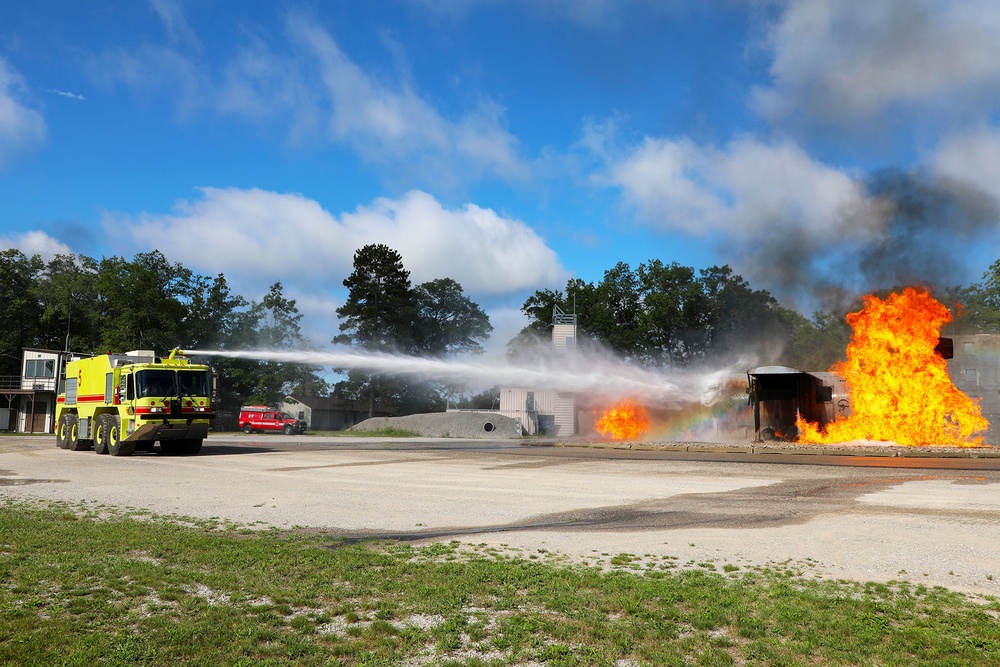 Northern Strike Fire Training at Alpena CRTC