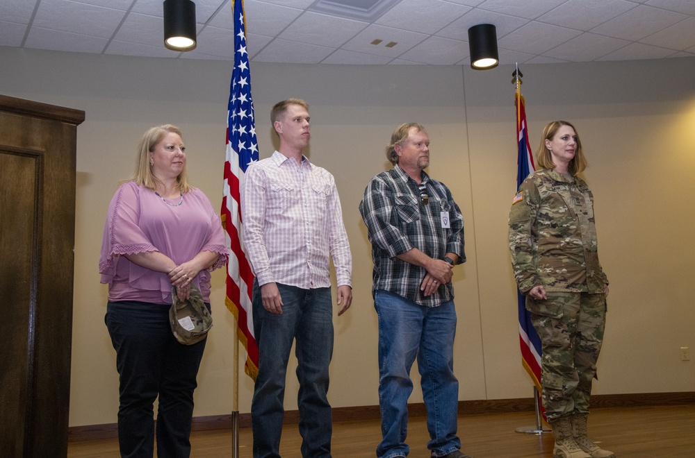 Promotion Ceremony for Sgt. Maj. Diane Smith