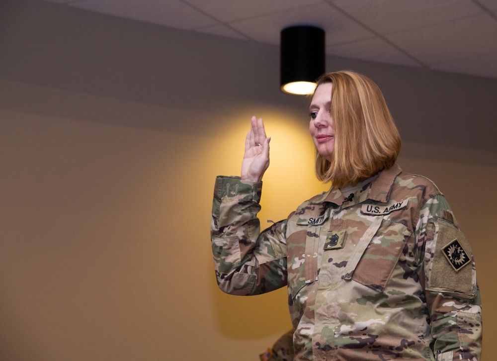 Promotion Ceremony for Sgt. Maj. Diane Smith